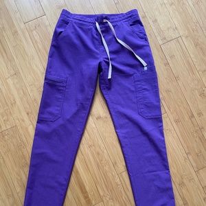 Figs yola ultraviolet pants xxs petite